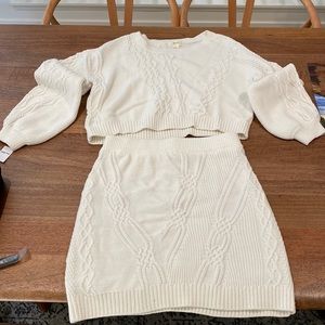 Anthropologie two piece set